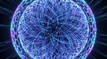 Abstract cloud computing tech. Safe encrypted storage, personal data protection, verified encription tech. Security protocol wireless file transfer drive service. Global database, online information