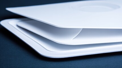 A professional business card with elegant corporate design, representing modern business identity.