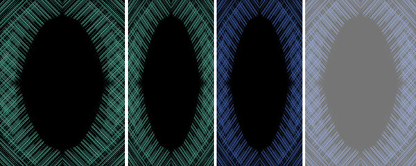 Mega Set of Vertical Decorative Frames, Hand-Drawn Collection of Neon, Satin, Floral, and Geometric Borders for Versatile Digital Design