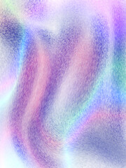 Vertical Abstract Background with Pastel Iridescent Textures, Hand-Painted Grainy Gradients with Soft Fluid Waves and Shimmering Light