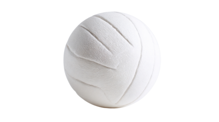 Volleyball: A pristine volleyball resting peacefully.  Capturing the simplicity of sports equipment, ready for action.