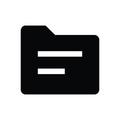 Folder icon representing file management document storage organization and digital archive