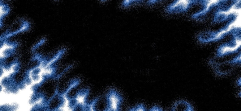 Grainy background with electric blue flames, abstract noisy texture poster header backdrop wallpaper banner design