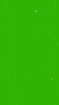 Old Film Glitch Effect Overlay &ndash; Vintage Film Scratches, Dust, and Border Damage Effect. Full HD. 4K