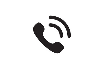 Fototapeta premium Call vector icon set featuring phone call and telephone symbols, clean modern flat design for apps, websites and UI, communication concept, customer support, contact button, editable scalable vector i