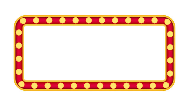 retro or movie name box with pop up