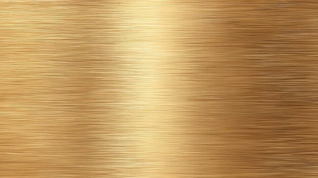Brushed golden metal surface presents a textured, warm abstract background suitable for luxury design elements.