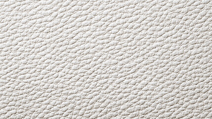 Textured White Leather Material Full Frame Background