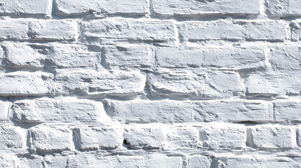Textured white painted brick wall close up background