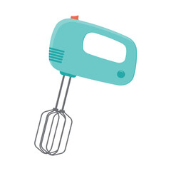 Electric handheld kitchen mixer vector