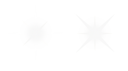 White sparkle light effect PNG, Shining starburst flare isolated, Bright magic twinkle glow