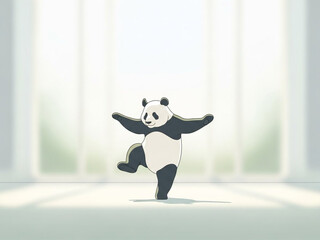 踊るパンダ