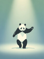 踊るパンダ