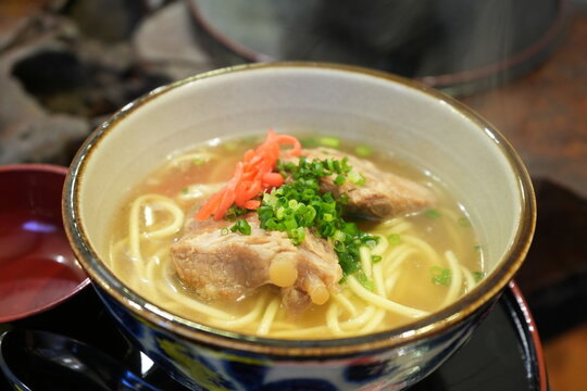 Japanese Food, Okinawa Soki Soba - 日本料理 沖縄 ソーキそば

