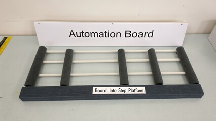 Unique Automation Board Featuring Step Platform Design for Safety and Ease of Use in Various Applications