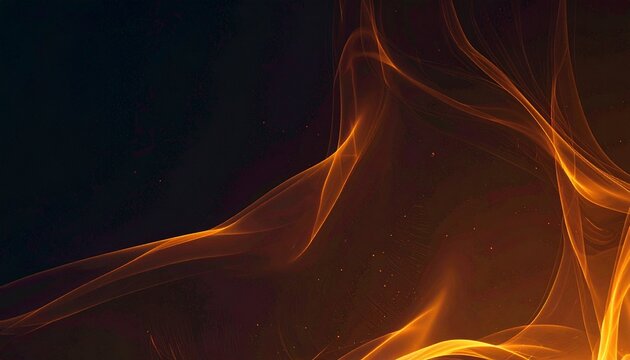 炎は見えず暖色の光波と熱ゆらぎだけが暗背景の中で静かに脈動する。
落ち着いた暖かさを感じる極めてミニマルな火光テクスチャ。