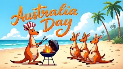 Celebrating australia day with a beachside barbecue