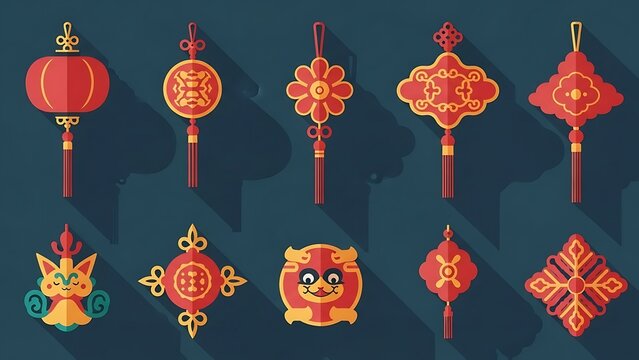Chinese New year element