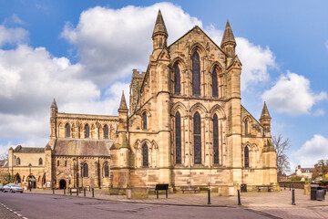 Obraz premium Hexham Abbey, founded AD674, Hexham, Northumberland, UK