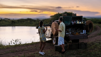 Unforgettable sunset experience at Kruger National Park with stunning wildlife views
