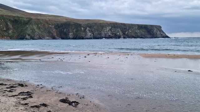 Silver Strand beach at Malin Beg in Donegal, Ireland