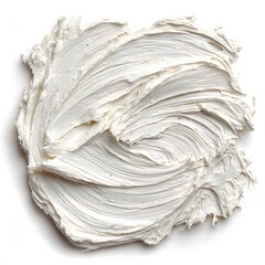 White Creamy Swirl Texture