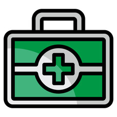 Obraz premium First Aid Kit Icon Element For Design
