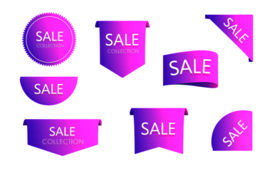 Vector labels and badges. Tags set.