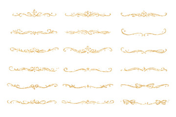 Obraz premium ナチュラル×高級感の華奢ゴールド飾りセット