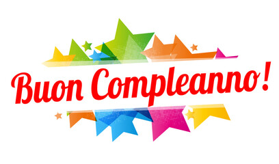 Fototapeta premium Buon compleanno