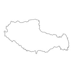 map of tibet