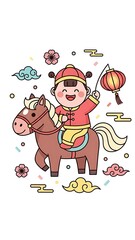 Chinese new year illustration