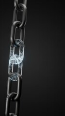 Broken Chain Link Concept