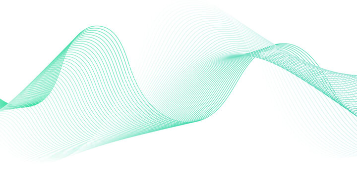 Dynamic minimal smoke sound line. Energy abstract smooth colorful gradient frequency isolated element creative blend. Science tech swirls with thin twisted connected vibration simple grid.