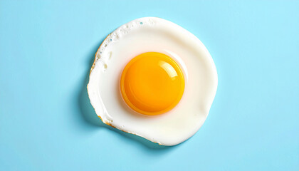 透明な白身に包まれた黄身を捉えた超精細マクロ表現の卵素材 &ndash; Hyper-Detailed Macro Shot of Egg Yolk with Clear Egg White