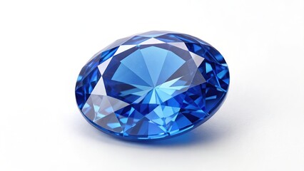 Fototapeta premium Brilliant blue gems showcase exquisite craftsmanship in jewelry products, captivating with their vibrant hues and stunning clarity