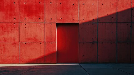 Red textured concrete background