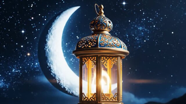 lantern in the night