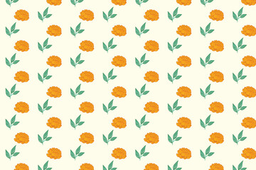 Vintage Floral Pattern Textile Fabric Seamless Repeat