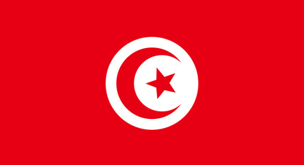 Tunisia national flag representing identity and patriotism © WinWin