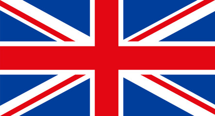 Union Jack flag displaying national symbol of Great Britain