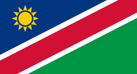 Flag of Namibia representing national identity and sovereignty
