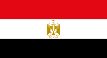 Egypt national flag representing patriotism and identity