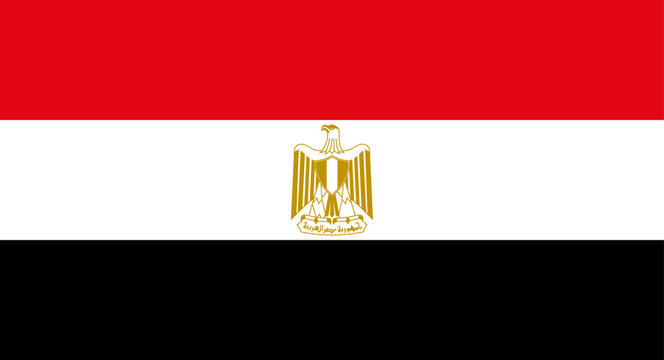 Egypt national flag representing patriotism and identity