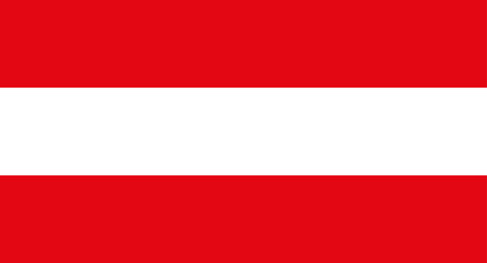 Fototapeta premium Austrian flag waving showing national pride and identity
