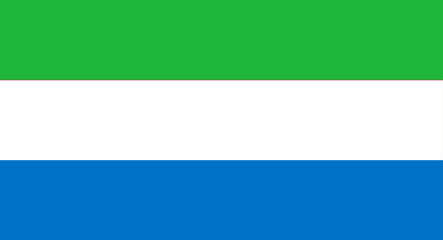 Sierra Leone flag showing national colors and identity © WinWin