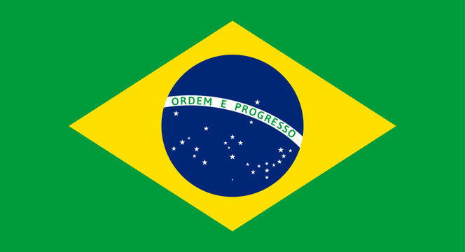 Brazil national flag displaying national identity and patriotism