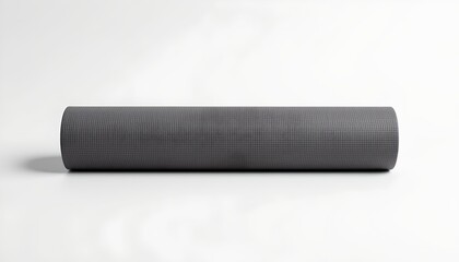 Fototapeta premium A cylindrical object with a textured surface that appears to be made from Lego like bricks. The object is placed against a plain background, giving it prominence in the frame