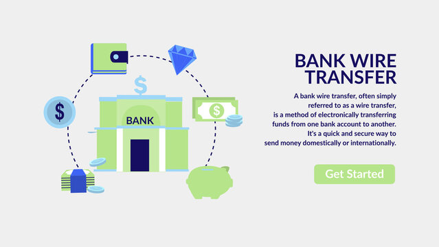 Bank Wire Transfer Design Concept