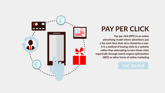 Pay Per Click Design Concept